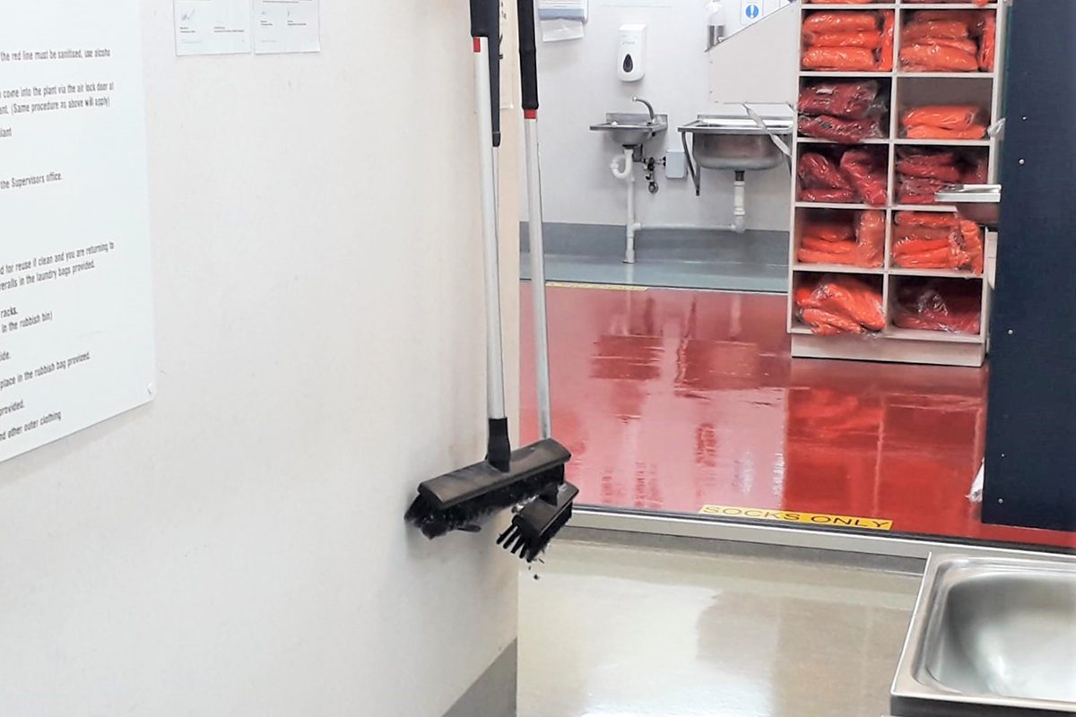 Vinyl Floor Polishing